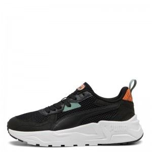 Puma Trinity Lite MID 90s JR (400659-02)ΠΑΙΔΙΚΑ ΠΑΠΟΥΤΣΙΑ  Black-Green Moon