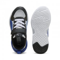 Puma X-Ray 3 LT AC PS (401494-03)ΠΑΙΔΙΚΑ ΠΑΠΟΥΤΣΙΑ Glacial Gray/Vivid Blue/Black