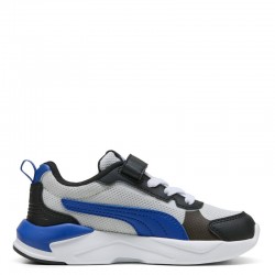 Puma X-Ray 3 LT AC PS (401494-03)ΠΑΙΔΙΚΑ ΠΑΠΟΥΤΣΙΑ Glacial Gray/Vivid Blue/Black