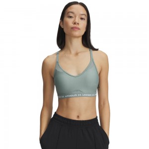 Under Armour UA Crossback Low Bra (1386424-348)ΓΥΝΑΙΚΕΙΟ ΜΠΟΥΣΤΑΚΙ Silica Green/White Under Armour UA Crossback Low Bra (1386424-348)ΓΥΝΑΙΚΕΙΟ ΜΠΟΥΣΤΑΚΙ Silica Green/White