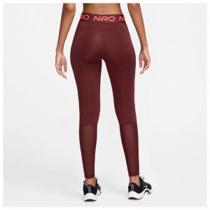 Nike  Pro Dri-FIT Mid-Rise Mesh Tights (HJ1163-619)ΓΥΝΑΙΚΕΙΟ ΚΟΛΑΝ DARK TEAM RED/MAGIC EMBER/WHITE Nike  Pro Dri-FIT Mid-Rise Mesh Tights (HJ1163-619)ΓΥΝΑΙΚΕΙΟ ΚΟΛΑΝ DARK TEAM RED/MAGIC EMBER/WHITE