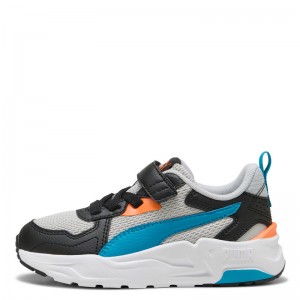 Puma Trinity Lite AC PS (391480-15)ΠΑΙΔΙΚΑ ΠΑΠΟΥΤΣΙΑ Cool Light Gray/Tropica