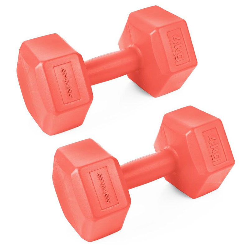 Spokey Monster II Cement Dumbbells 2x4 kg (929113-NO COLOR)ΣΕΤ ΒΑΡΑΚΙΑ 2x4 kg