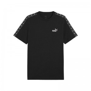PUMA ESSENTIALS TAPE TEE (684674-01)ΑΝΔΡΙΚΟ T-SHIRT ΜΑΥΡΟ PUMA ESSENTIALS TAPE TEE (684674-01)ΑΝΔΡΙΚΟ T-SHIRT ΜΑΥΡΟ