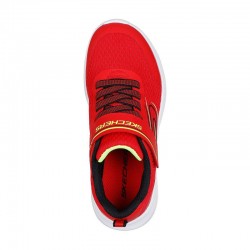 SKECHERS Lightweight Gore & Strap (405112L-RDBK)ΠΑΙΔΙΚΑ ΠΑΠΟΥΤΣΙΑ ΚΟΚΚΙΝΟ/ΜΑΥΡΟ