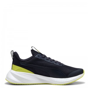 PUMA  Flyer Lite Running 3 JR (401526-02)ΠΑΙΔΙΚΑ ΠΑΠΟΥΤΣΙΑ New Navy/Lemon Sherb