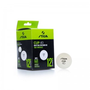 Stiga CUP (1110-2510-12)Μπαλάκια Ping Pong 12τμχ ΛΕΥΚΑ Stiga CUP (1110-2510-12)Μπαλάκια Ping Pong 12τμχ ΛΕΥΚΑ