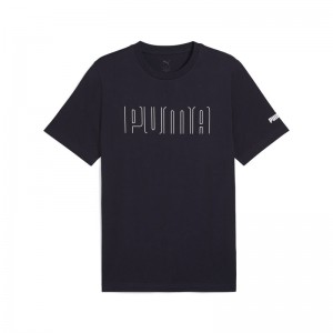 PUMA Sport Graphic Tee Men (684617-16)ΑΝΔΡΙΚΟ T-SHIRT New Navy ΜΠΛΕ PUMA Sport Graphic Tee Men (684617-16)ΑΝΔΡΙΚΟ T-SHIRT New Navy ΜΠΛΕ