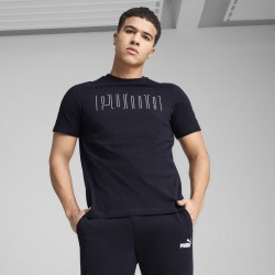 PUMA Sport Graphic Tee Men (684617-16)ΑΝΔΡΙΚΟ T-SHIRT New Navy ΜΠΛΕ