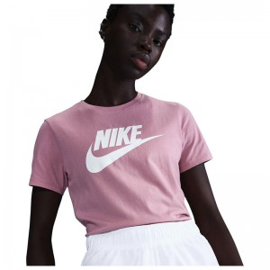 Nike Sportswear Essential Icon Futura T-Shirt Wmns (DX7906-623)Γυναικείο T-shirt ELEMENTAL PINK