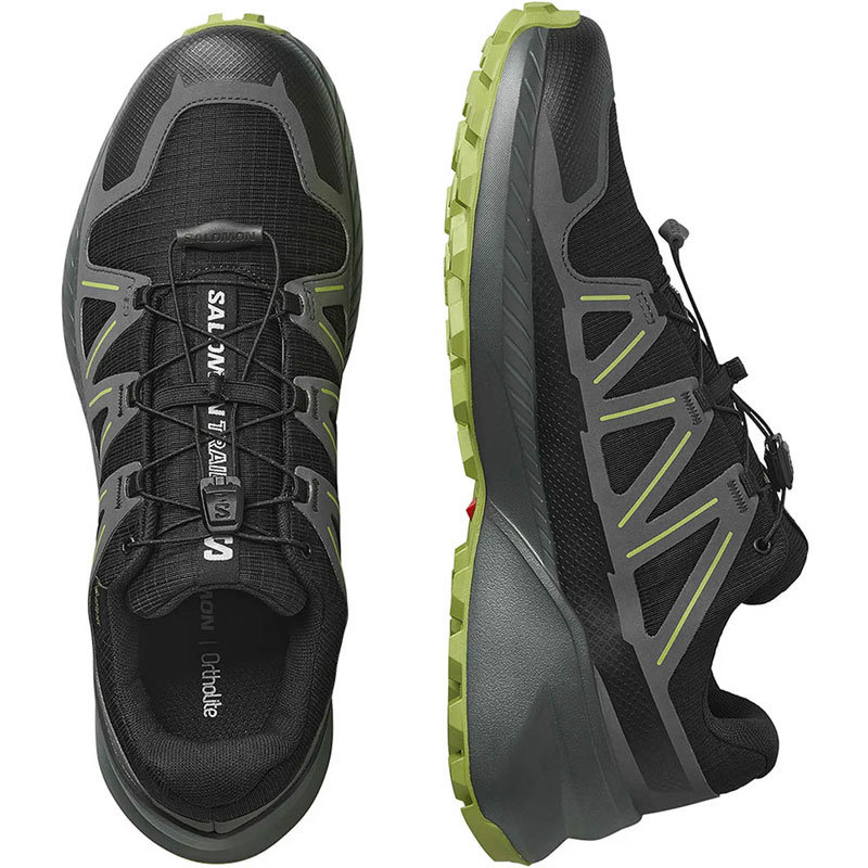 Salomon Speedcross PEAK GTX (477905)Ανδρικά Παπούτσια TRAIL-RUNNING Αδιάβροχα με Μεμβράνη Gore-Tex Black/Urban Chic/Dark Citron