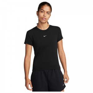 Nike Essential Sportswear (FV5508-010)Γυναικείο T-shirt ΜΑΥΡΟ