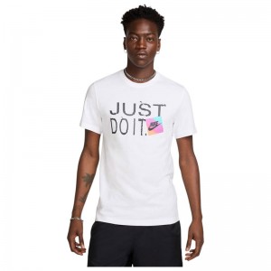 Nike Sportswear Just Do It TEE (HJ0563-100)Ανδρικό Κοντομάνικο T-Shirt Λευκό Nike Sportswear Just Do It TEE (HJ0563-100)Ανδρικό Κοντομάνικο T-Shirt Λευκό