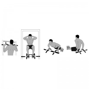 Tunturi Μονόζυγο Πόρτας 70-78cm για Χρήστη έως 100kg (14TUSFU245-Black)ΜΑΥΡΟ Tunturi Μονόζυγο Πόρτας 70-78cm για Χρήστη έως 100kg (14TUSFU245-Black)ΜΑΥΡΟ