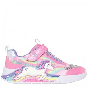 SKECHERS S Lights: Unicorn Chaser (302298L-PKMT)ΠΑΙΔΙΚΑ ΠΑΠΟΥΤΣΙΑ ΦΩΤΙΖΟΜΕΝΑ ΠΟΛΥΧΡΩΜΑ