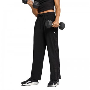 Puma LACE Woven Pants Women (526793-01)ΓΥΝΑΙΚΕΙΟ Παντελόνι Φόρμας Μαύρο