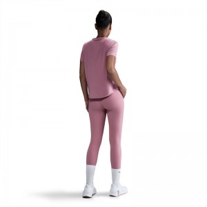Nike One Classic Dri-FIT (FN2798-699)Γυναικεία κοντομάνικη μπλούζα Elemental Pink/Μαύρο