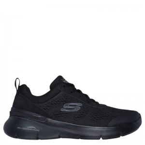 Skechers-Air Dynamight 2.0 - New Heights (150370-BBK)ΓΥΝΑΙΚΕΙΑ ΠΑΠΟΥΤΣΙΑ ΜΑΥΡΑ