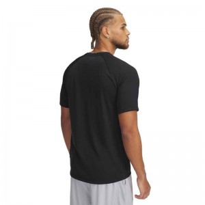 Under Armour TECH PRINT FILL SS (1390208-001)ΑΝΔΡΙΚΟ T-SHIRT Black/Anthracite Under Armour TECH PRINT FILL SS (1390208-001)ΑΝΔΡΙΚΟ T-SHIRT Black/Anthracite