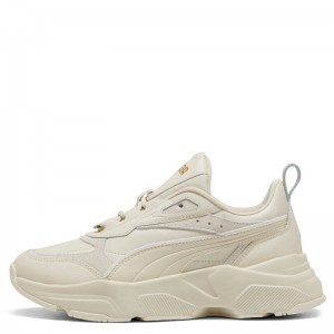 PUMA Cassia Lux (397837-04)ΓΥΝΑΙΚΕΙΟ ΥΠΟΔΗΜΑ Alpine Snow/Frosted Ivo ΜΠΕΖ