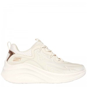 SKECHERS BOBS Sport Chaos Hi - Radiant Shine (117513-OFWT)ΓΥΝΑΙΚΕΙΟ ΥΠΟΔΗΜΑ OFF WHITE/GOLD