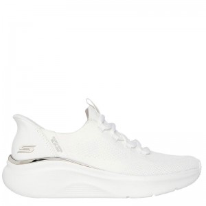 SKECHERS BOBS Sport B Love - True Delight (117617-WHT)ΓΥΝΑΙΚΕΙΟ ΥΠΟΔΗΜΑ WHITE/SILVER