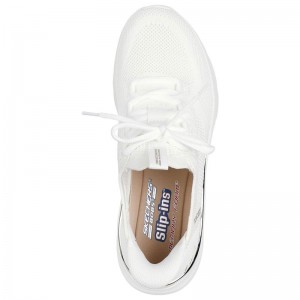SKECHERS BOBS Sport B Love - True Delight (117617-WHT)ΓΥΝΑΙΚΕΙΟ ΥΠΟΔΗΜΑ WHITE/SILVER