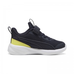 PUMA Flyer 3 AC+ Inf (401528-02)ΒΡΕΦΙΚΑ ΠΑΠΟΥΤΣΙΑ New Navy/Lemon Sherb PUMA Flyer 3 AC+ Inf (401528-02)ΒΡΕΦΙΚΑ ΠΑΠΟΥΤΣΙΑ New Navy/Lemon Sherb