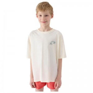 4F Παιδική κοντομάνικη μπλούζα (4FJWSS25TTSHM1914-11S)OFF WHITE 4F Παιδική κοντομάνικη μπλούζα (4FJWSS25TTSHM1914-11S)OFF WHITE