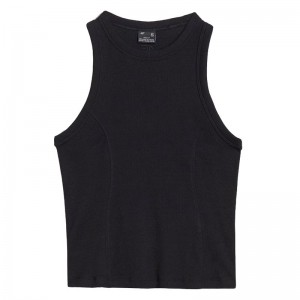 4F Γυναικεία αμάνικη μπλούζα (4FWSS25TSLEF119-20S)ΜΑΥΡΗ 4F Γυναικεία αμάνικη μπλούζα (4FWSS25TSLEF119-20S)ΜΑΥΡΗ