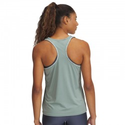 UNDER ARMOUR Tech™ Knockout Tank T-Shirt (1389851-348)ΓΥΝΑΙΚΕΙΟ ΑΜΑΝΙΚΟ T-SHIRT Silica Green/White