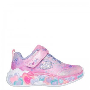 SKECHERS S-Lights: Eternal Heart Lights (302696L-LPMT)ΠΑΙΔΙΚΑ ΠΑΠΟΥΤΣΙΑ ΦΩΤΙΖΟΜΕΝΑ LIGHT PINK