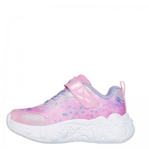 SKECHERS S-Lights: Eternal Heart Lights (302696L-LPMT)ΠΑΙΔΙΚΑ ΠΑΠΟΥΤΣΙΑ ΦΩΤΙΖΟΜΕΝΑ LIGHT PINK