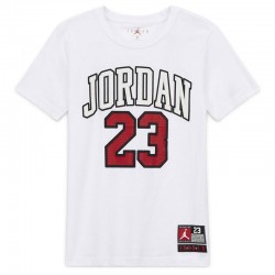 Jordan Practice Flight T-Shirt (95A088-001)Παιδική κοντομάνικη μπλούζα ΛΕΥΚΗ