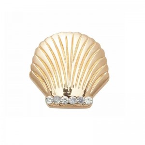 CROCS JIBBITZ Gold Seashell (10008245-UNC)ΧΡΥΣΟ 1 ΤΕΜΑΧΙΟ