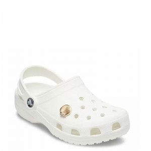 CROCS JIBBITZ Gold Seashell (10008245-UNC)ΧΡΥΣΟ 1 ΤΕΜΑΧΙΟ