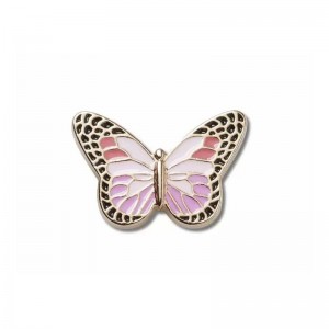 CROCS Jibbitz Pink Elev Clrful Butterfly (10012898-UNC)ΡΟΖ 1 ΤΕΜΑΧΙΟ