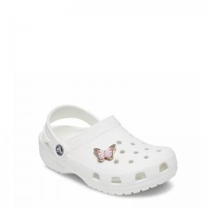 CROCS Jibbitz Pink Elev Clrful Butterfly (10012898-UNC)ΡΟΖ 1 ΤΕΜΑΧΙΟ