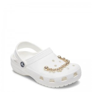 CROCS JIBBITZ Gold and Crystal Double Chain (10014512-UNC)ΧΡΥΣΟ 1 ΤΕΜΑΧΙΟ