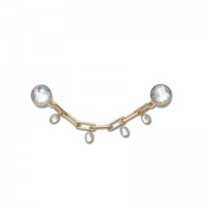 CROCS Jibbitz Delicate Gold and Gem Chain (10015194-UNC)ΧΡΥΣΟ 1 ΤΕΜΑΧΙΟ