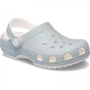 CROCS Kids’ Classic Iridescent Glitter Clog (210986-100)ΠΑΙΔΙΚΑ ΣΑΜΠΟ ΑΣΗΜΙ CROCS Kids’ Classic Iridescent Glitter Clog (210986-100)ΠΑΙΔΙΚΑ ΣΑΜΠΟ ΑΣΗΜΙ