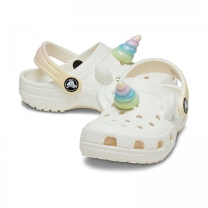 CROCS Classic IAM Rainbow UnicornCgT - Chalk (209701-0WV)ΒΡΕΦΙΚΑ ΣΑΜΠΟ ΛΕΥΚΟ CROCS Classic IAM Rainbow UnicornCgT - Chalk (209701-0WV)ΒΡΕΦΙΚΑ ΣΑΜΠΟ ΛΕΥΚΟ