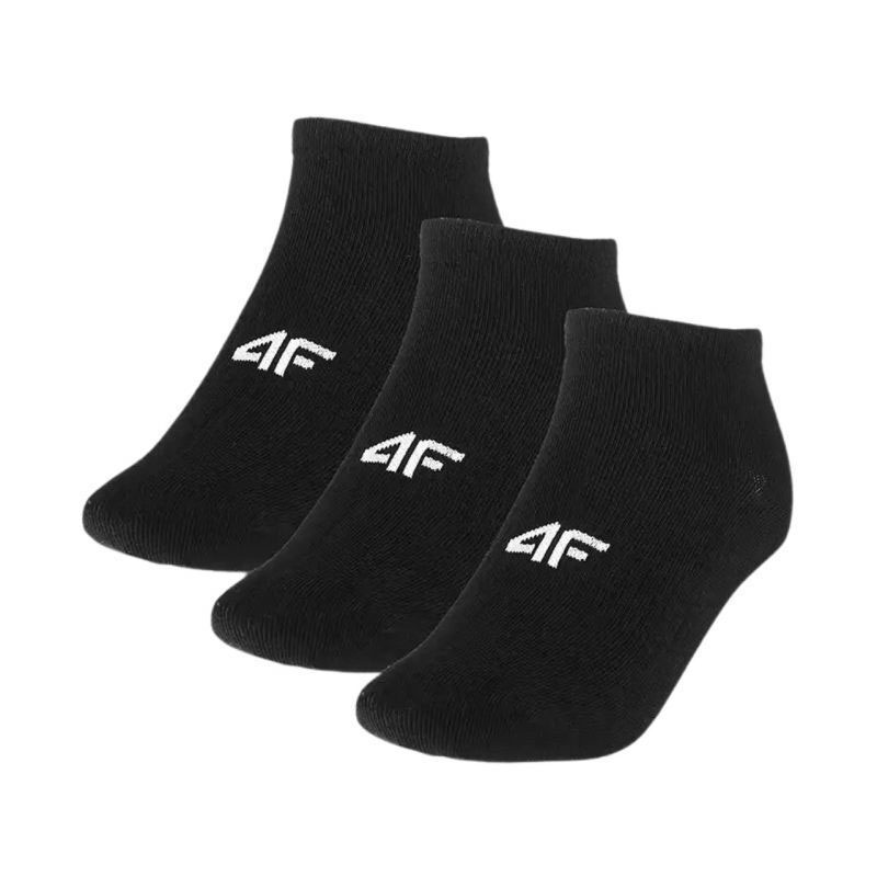 4F SOCKS CAS M498 3pack (4FJWMM00USOCM498-20S)ΠΑΙΔΙΚΕΣ ΚΑΛΤΣΕΣ ΜΑΥΡΕΣ 3 ΤΕΜΑΧΙΑ