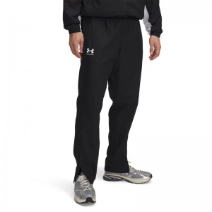 UNDER ARMOUR Rival Woven Windbreaker Pant (1390150-001)ΑΝΔΡΙΚΟ ΠΑΝΤΕΛΟΝΙ ΜΑΥΡΟ