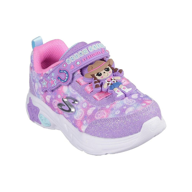 SKECHERS Snuggle Sneaks - Skech Squad (302214N-LVMT)ΒΡΕΦΙΚΑ ΠΑΠΟΥΤΣΙΑ ΜΩΒ