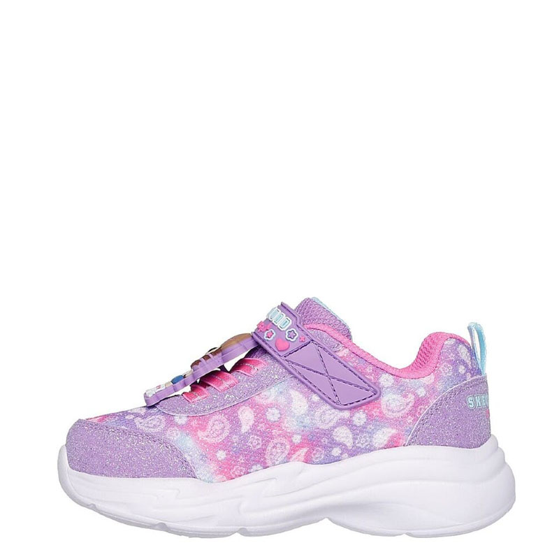 SKECHERS Snuggle Sneaks - Skech Squad (302214N-LVMT)ΒΡΕΦΙΚΑ ΠΑΠΟΥΤΣΙΑ ΜΩΒ