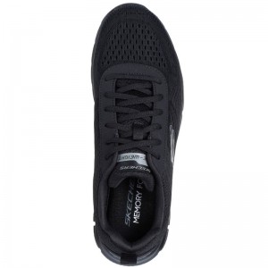 SKECHERS Track - Leshur (232758-BBK)ΑΝΔΡΙΚΑ ΠΑΠΟΥΤΣΙΑ ΜΑΥΡΑ