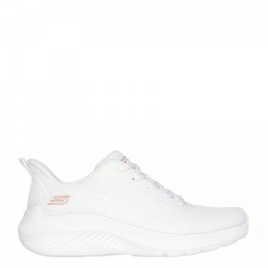 SKECHERS BOBS Sport Squad Waves - Still Wading (117483-WHT)ΓΥΝΑΙΚΕΙΑ ΠΑΠΟΥΤΣΙΑ ΛΕΥΚΑ