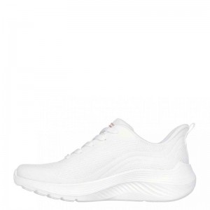 SKECHERS BOBS Sport Squad Waves - Still Wading (117483-WHT)ΓΥΝΑΙΚΕΙΑ ΠΑΠΟΥΤΣΙΑ ΛΕΥΚΑ