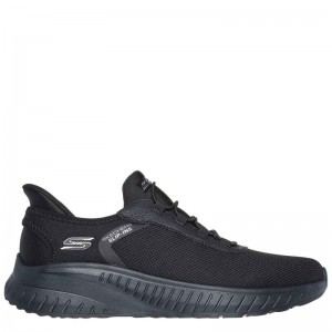 Skechers Slip-ins: BOBS Sport Squad Chaos (118303-BBK)ΑΝΔΡΙΚΑ ΠΑΠΟΥΤΣΙΑ ΜΑΥΡΑ